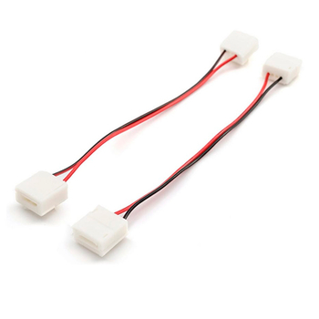 Комплект коннекторов Apeyron Electrics 09-14 (2 клипсы с проводами) для одноцветной светодиодной ленты 12В 10мм IP65 - Светильники - Cветодиодные ленты - . Магазин оборудования для автономного и резервного электропитания Ekosolar.ru в Пушкино