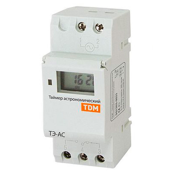 Таймер электронный астрономический ТЭ-АС 16А-DIN TDM SQ1503-0023 - Электрика, НВА - Реле, автоматизация и управление - Таймеры - . Магазин оборудования для автономного и резервного электропитания Ekosolar.ru в Пушкино