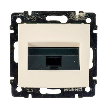 Информационная розетка Legrand Valene RJ45 UTP 5 кат 1 выход б/з белая - Электрика, НВА - Выключатели и розетки - Розетки - . Магазин оборудования для автономного и резервного электропитания Ekosolar.ru в Пушкино