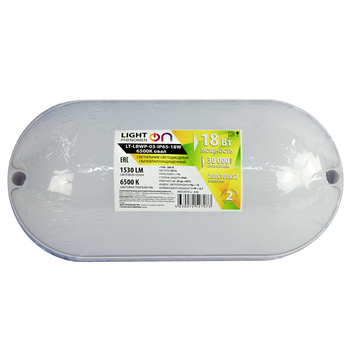 Банник LT-LBWP-03-IP65-18W-6500К LED овальный - Светильники - Для ЖКХ - . Магазин оборудования для автономного и резервного электропитания Ekosolar.ru в Пушкино