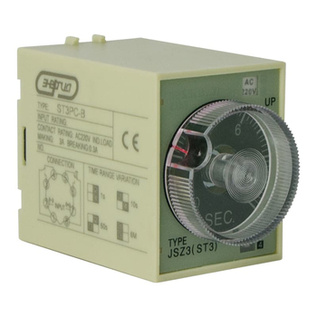 Реле времени 220V ST3PC-B (0.1-1s/10s/60s/6 min) Энергия - Электрика, НВА - Реле, автоматизация и управление - Реле времени - . Магазин оборудования для автономного и резервного электропитания Ekosolar.ru в Пушкино