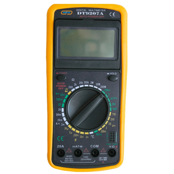 Мультиметр DT 9207 Энергия - Электрика, НВА - Измерительный инструмент - Мультимеры - . Магазин оборудования для автономного и резервного электропитания Ekosolar.ru в Пушкино