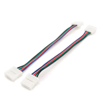 Комплект коннекторов Apeyron Electrics 09-12 (2 клипсы с проводами) для RGB-светодиодной ленты 12В IP20 10 мм - Светильники - Cветодиодные ленты - . Магазин оборудования для автономного и резервного электропитания Ekosolar.ru в Пушкино