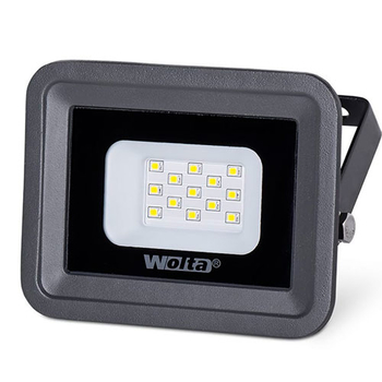 Светодиодный прожектор WOLTA WFL-10W/06W серый 5500K 10Вт SMD IP65 850Лм - Светильники - Прожекторы - . Магазин оборудования для автономного и резервного электропитания Ekosolar.ru в Пушкино