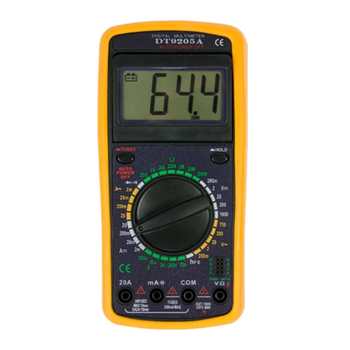 Мультиметр DT 9205A Энергия - Электрика, НВА - Измерительный инструмент - Мультимеры - . Магазин оборудования для автономного и резервного электропитания Ekosolar.ru в Пушкино