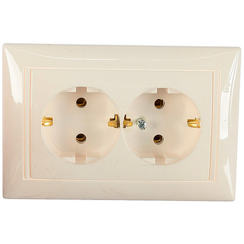 Розетка Legrand Valena 2X2К+З в сборе белая - Электрика, НВА - Выключатели и розетки - Розетки - . Магазин оборудования для автономного и резервного электропитания Ekosolar.ru в Пушкино