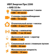 ИБП для котла Энергия Про 2300 + Аккумулятор 55 Ач 12 В (1600Вт - 19мин) - ИБП и АКБ - ИБП для котлов - . Магазин оборудования для автономного и резервного электропитания Ekosolar.ru в Пушкино