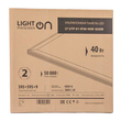 Панель ультратонкая светодиодная LightPhenomenON LT-UTP-02-IP40-40W-6500К 4E комплект с драйвером - Светильники - Для общественных зданий - . Магазин оборудования для автономного и резервного электропитания Ekosolar.ru в Пушкино