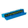 Шина TS-0609H 12 way в синем корпусе Энергия, 10 шт - Электрика, НВА - Щитки и аксессуары для монтажа - Шины нулевые - . Магазин оборудования для автономного и резервного электропитания Ekosolar.ru в Пушкино