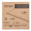 Панель ультратонкая светодиодная LightPhenomenON LT-UTP-02-IP40-40W-6500К LED - Светильники - Для общественных зданий - . Магазин оборудования для автономного и резервного электропитания Ekosolar.ru в Пушкино