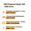 ИБП для котла Энергия Гарант 500 + Аккумулятор 33 Ач 12 В (300Вт - 60мин) - ИБП и АКБ - ИБП для котлов - . Магазин оборудования для автономного и резервного электропитания Ekosolar.ru в Пушкино